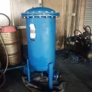 空壓機(jī)儲氣罐氣體除雜除水氣液分離器DN100 PN10精密油水分離器